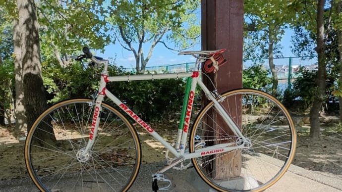整備した自転車で走りました