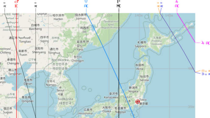 2月28日 魚座新月の地図