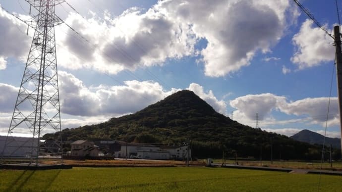 秋晴れ。