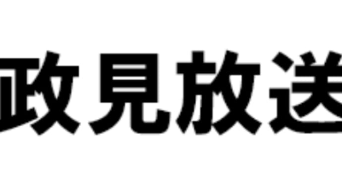私の政見(永久保存版)