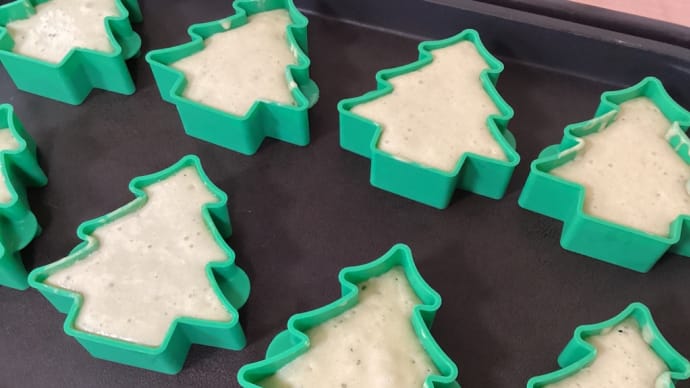 クリスマスケーキ作り