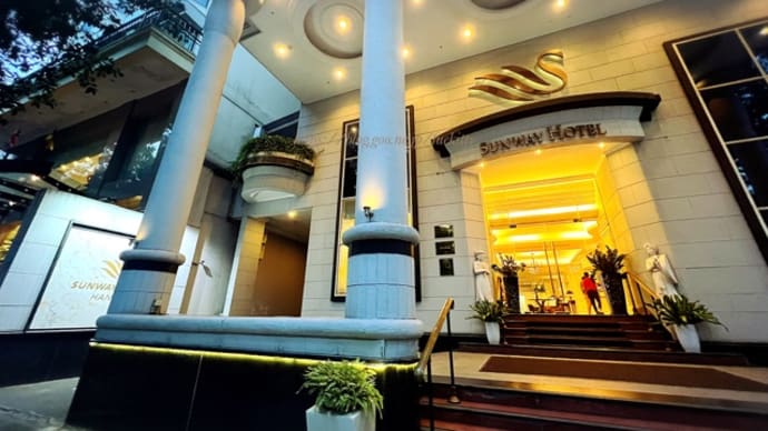【ハノイ】ノイバイ空港から旧市街に近いホテル『SUNWAY HOTEL HANOI(サンウェイホテルハノイ)』