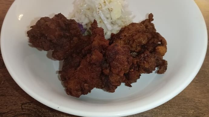 鶏の唐揚げ&コールスローサラダ&焼きそば
