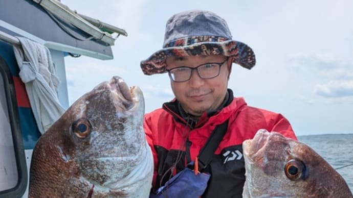 2号船午前、午後便でウタセマダイです。