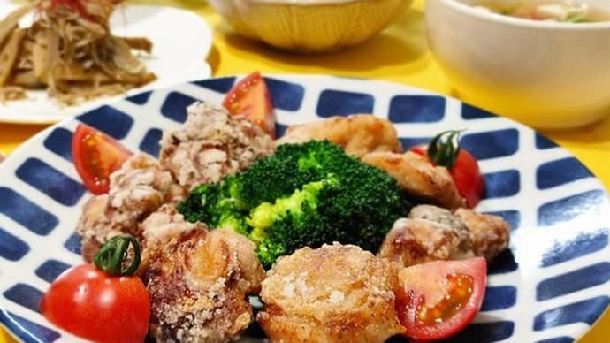 サクッとジューシー!☆鶏のから揚げ&チゲ風みそ汁☆