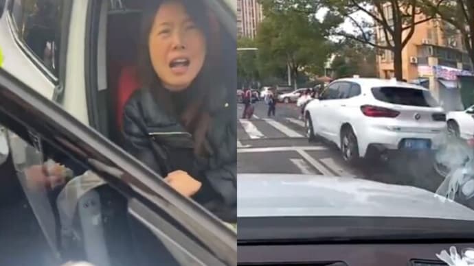 「またも社会報復か」 青信号で横断中の歩行者へ、猛スピードで突っ込む車=中国 湖南