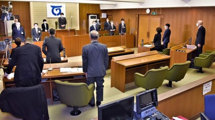 3月定例会本会議&草尾上空からの風景