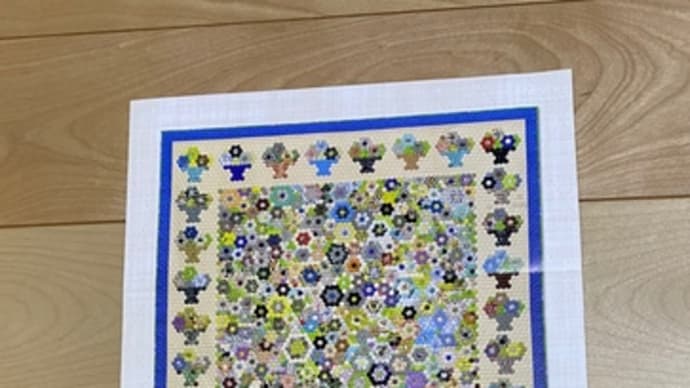 神戸阪急のキルト展へ