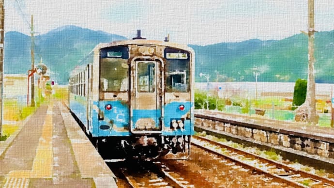 予讃線のディーゼル列車 JR四国