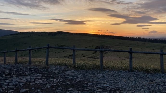 美幌峠夕景