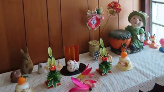 お正月の玄関飾り&スィーツ🎍