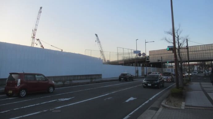 新名神枚方トンネル東口の2024/2/末時点の工事状況
