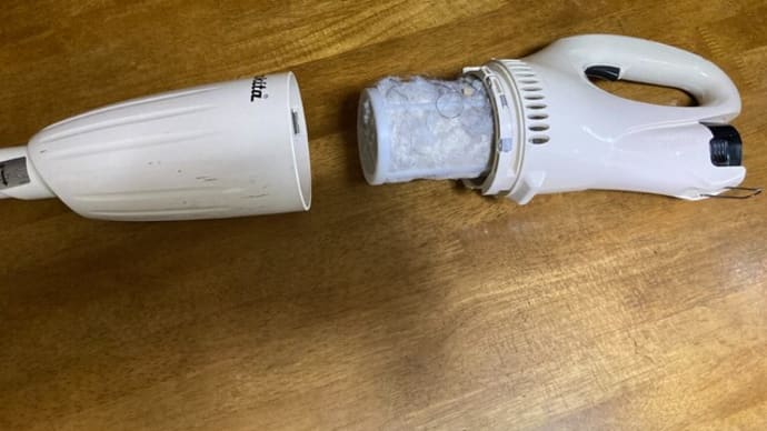 マキタの掃除機(集塵機)のフィルタを洗った 2024年06月08日