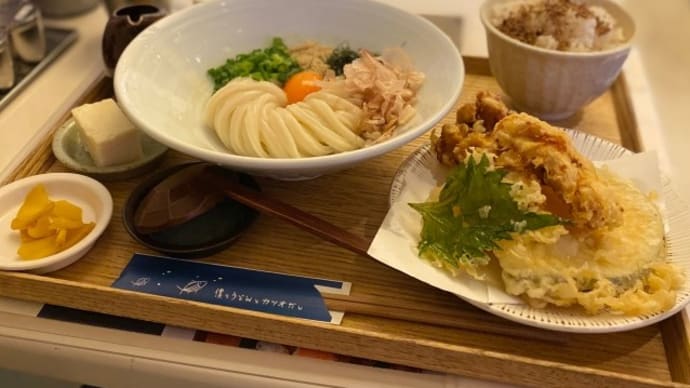 僕とうどんとカツオだし あべのキューズモール店 ー ボリューム満点の定食でした! ー