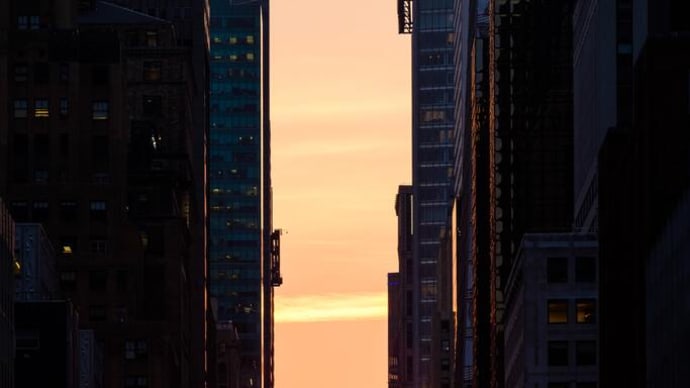 時間が増えた!時間からプレゼントされた美しい夕日