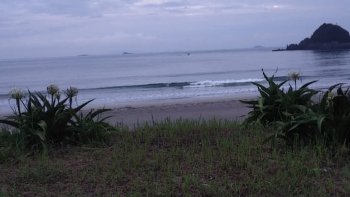 6月21日おはようございます。今日の海です。