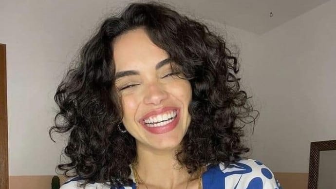 カーリーヘアのキュート女子その②