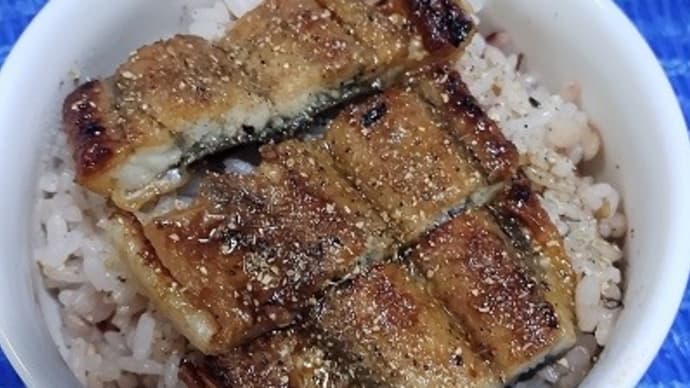 【11/30朝食】三重県産鰻蒲焼頭側鰻丼、位置付けはファストフードとしてなんだね:P