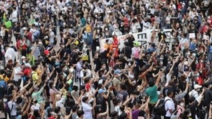 再度の民主化デモは、ミャンマーのデモが関係している?
