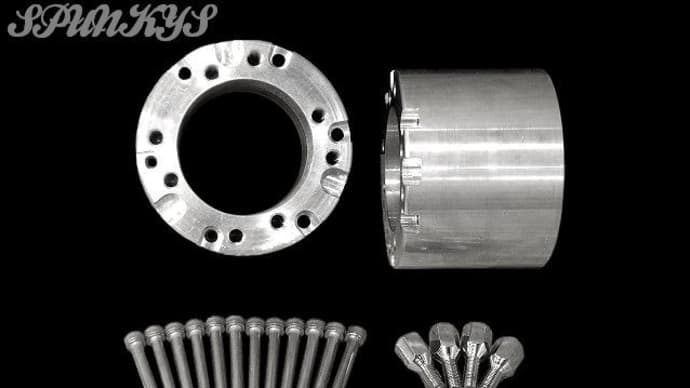 ホンダジャイロ用 マルチホイールスペーサー100mm 4穴ホイール変換
