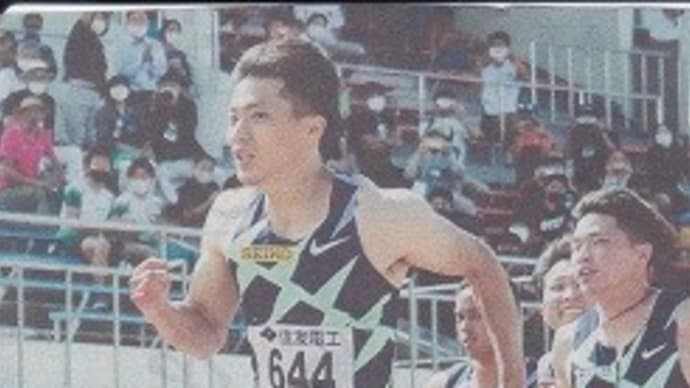 陸の王者山縣亮太