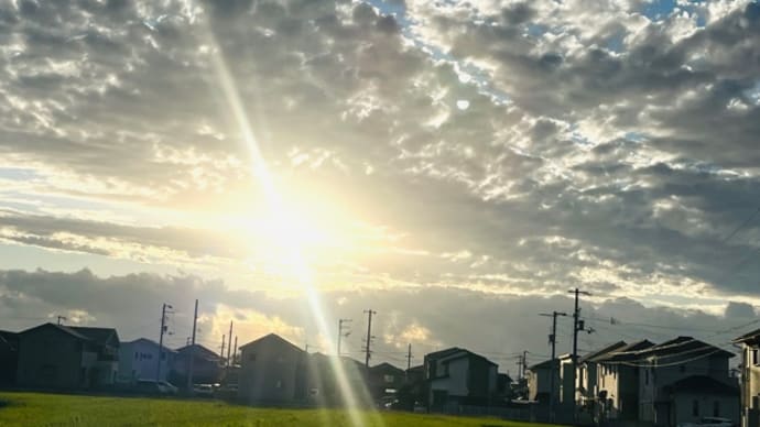 瞑想台風で弱りますね