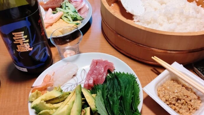 日本酒が呑みたいと言ったから・・・