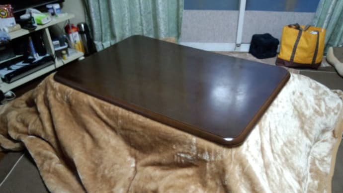 コタツ出しました。