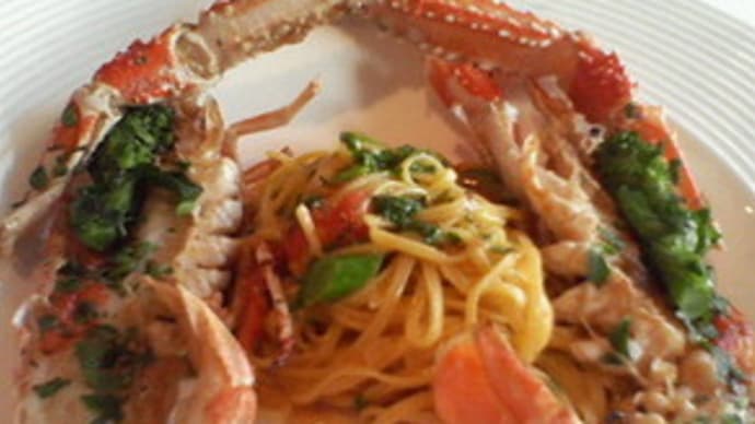 手長海老のパスタ
