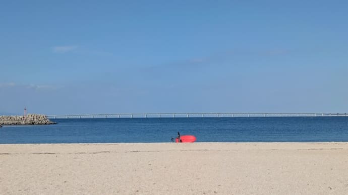 風弱いけど海へ