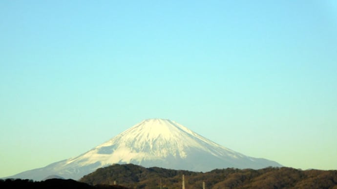 2024年1月12日の富士山