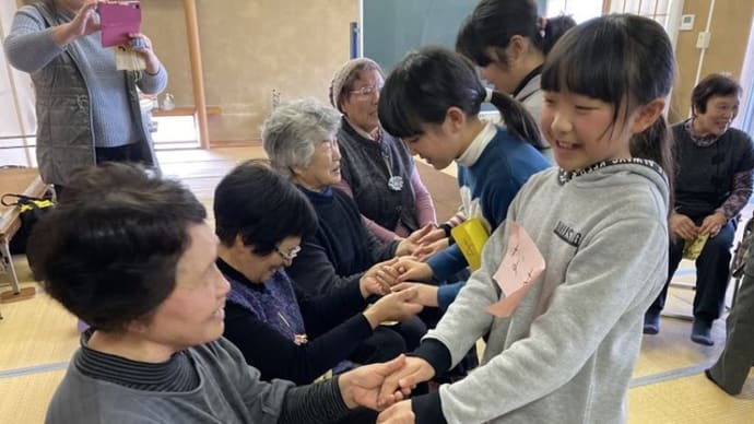 高浜小学校3年生とふれ愛サロンの交流会♪