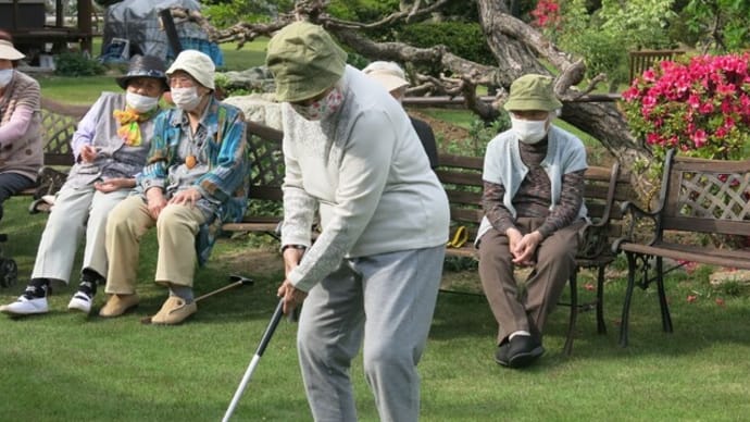 マレットゴルフ大会。