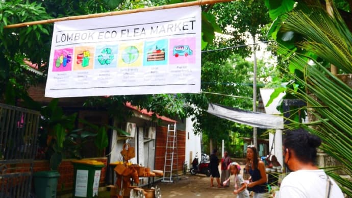 ちょっとひと休み♪ ロンボク（クタ）でエコマーケットを発見！ in Lombok