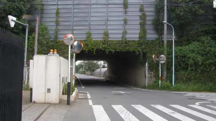 河岸街道6 記念碑と地蔵のある交差点