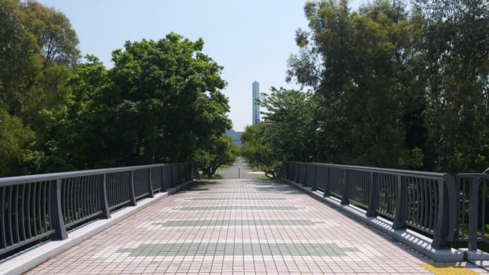 5月の夢の島公園:ゆうかり橋を通り抜けて芝生養生中の夢の島公園陸上競技場へ PART1