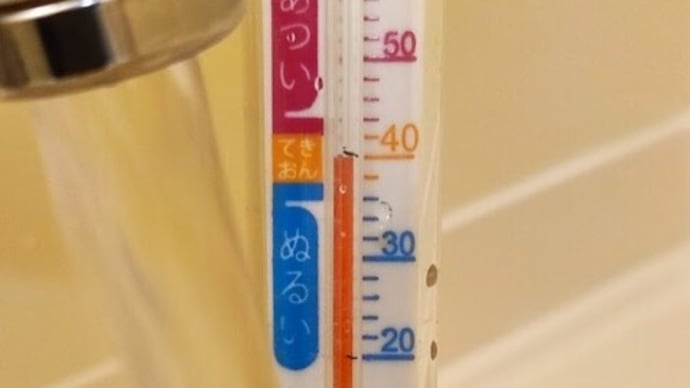【シャワー水栓金具】温度チェック...問題無し