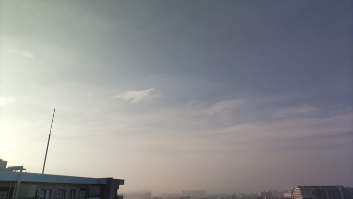 やっと晴れた