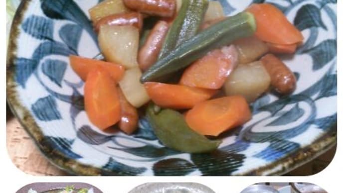 粗びきウィンナと野菜の煮物