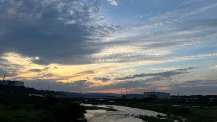 Sunset.空が広いところが好きだ。