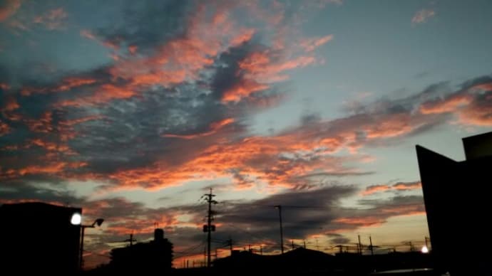 国内での地震がゼロだった日もあったりする、最近のワタクシ地方の空はこんな感じ。