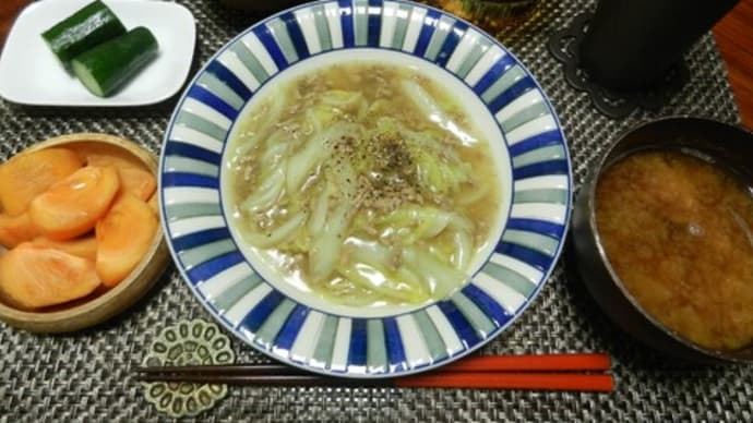 白菜とひき肉のとろとろ中華炒め