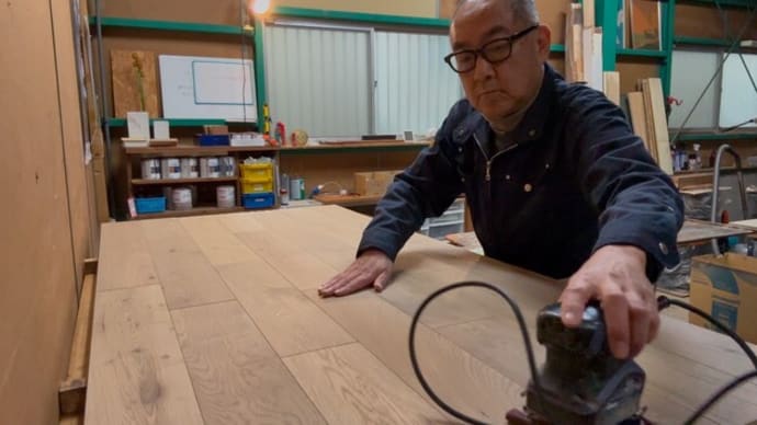 今年もあと4日 /オスモカラー塗装フローリング