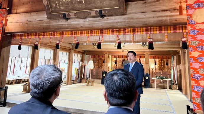 筑波山神社にて初詣