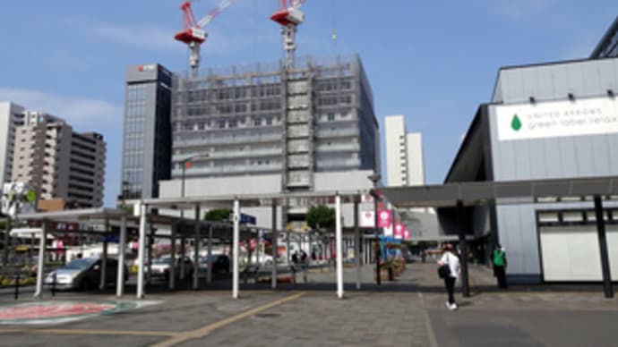JR福山駅南口の再開発状況(令和5年初夏・三之丸町)