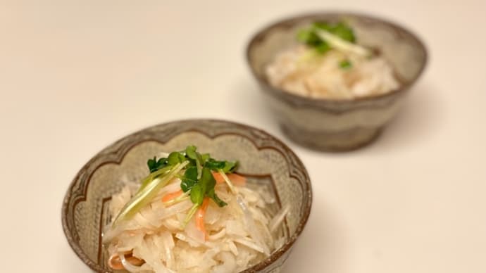 新玉ねぎのおろし酢あえレシピ