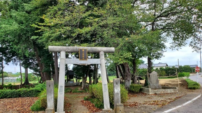 下野市柴の三光神社に参拝。