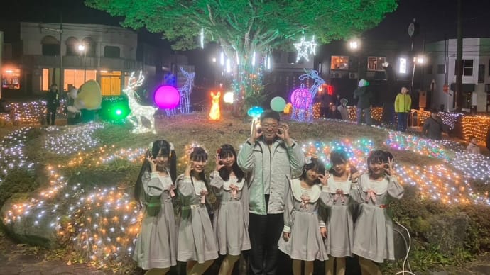 りあとエンジェルズ、御代田町のイルミネーション点灯式にいってきました!