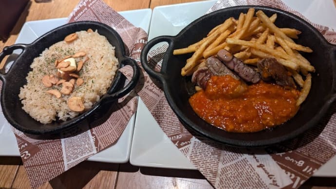 La Ohana@作草部 ププ-ビーフ切り落とし&ポテトとガーリックライスのコンビが最強!&ラウンドステーキキラウェア!