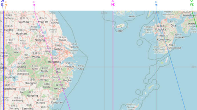 7月26日 蠍座上弦の地図-2